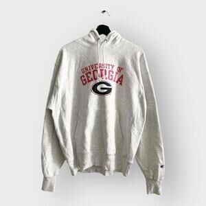 STEAL! 2000s UGA Champion Reverse Weave Hoodie